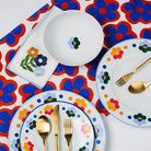 Misette-Floral-red-blue-linen-table-runner 